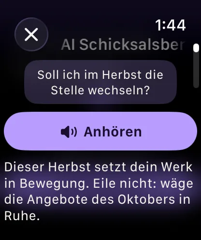 AI Schicksalsberatung