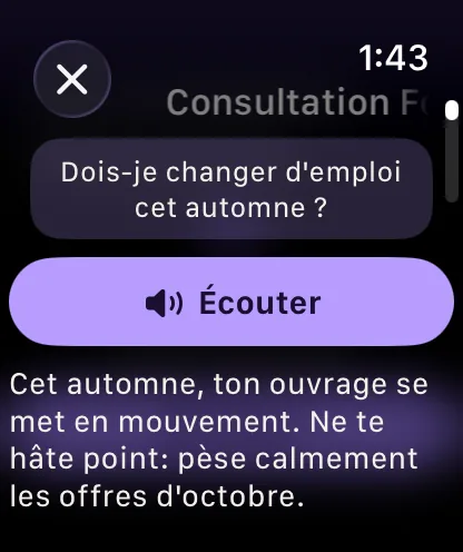 Consultation Fortune IA