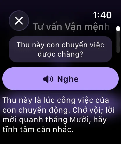 Tư vấn Vận mệnh AI
